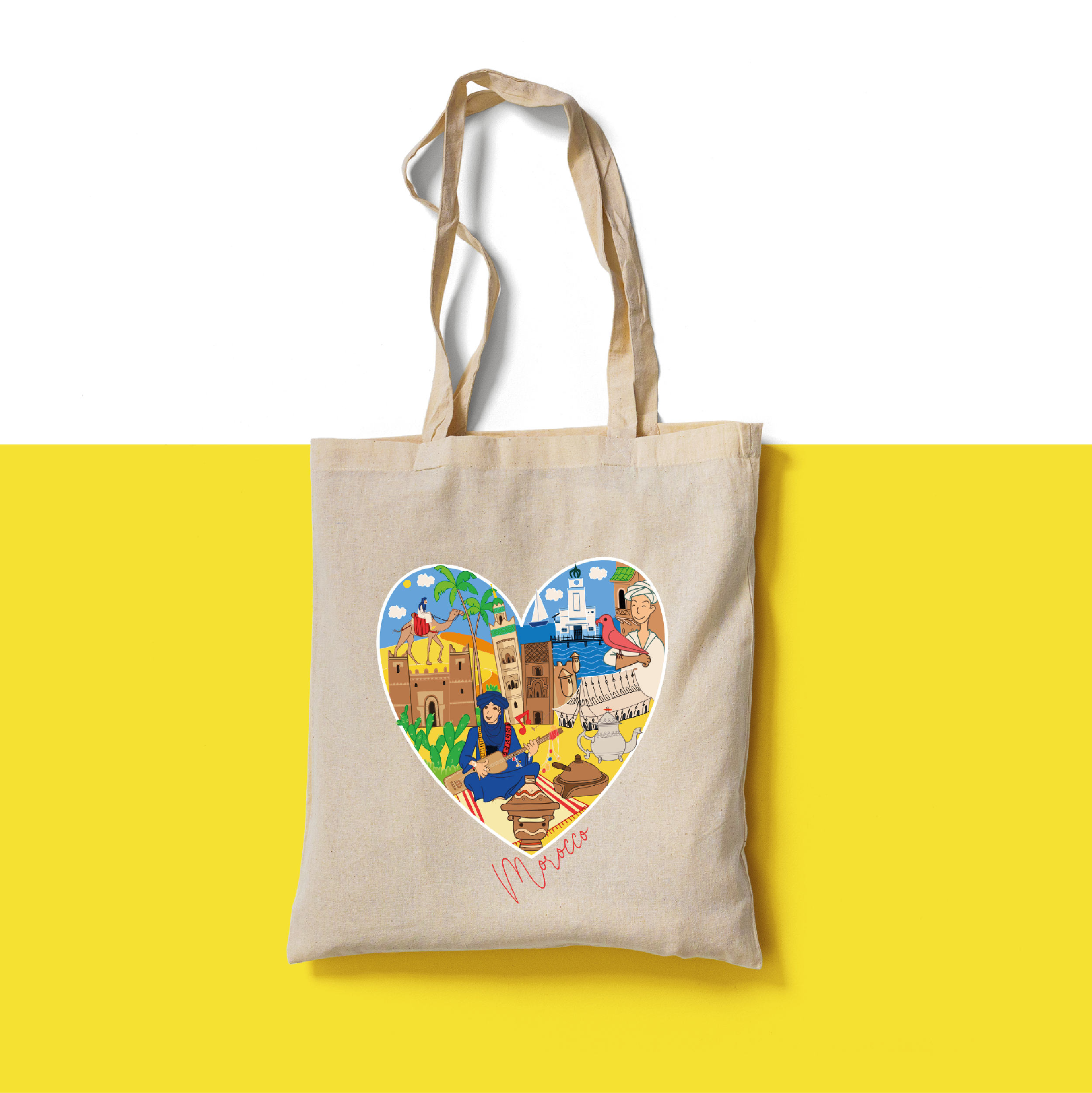 Tote Bag “Maghriiib Fl9alb”