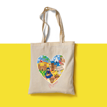 Tote Bag “Maghriiib Fl9alb”