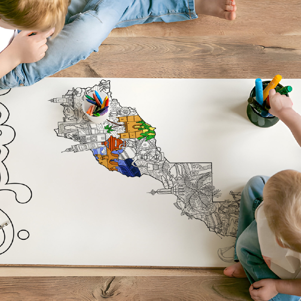 3 Poster XXL Géant de Coloriage - PROMOTION