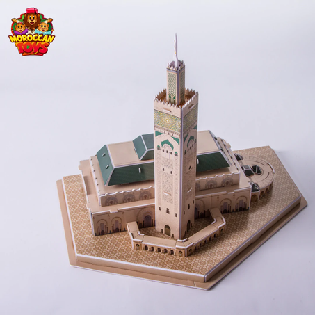 Puzzle 3D Mosquée Hassan II - Voyage Culture