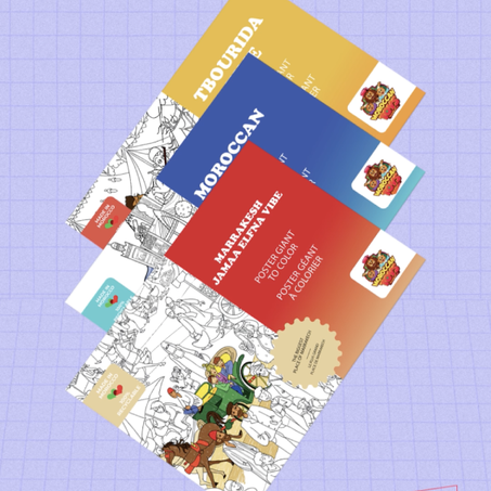 3 Poster XXL Géant de Coloriage - PROMOTION